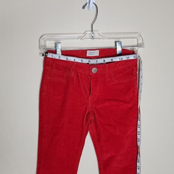 Gap Kids Super Skinny Red Slim fit corduroy Pants - Picture 8 of 9